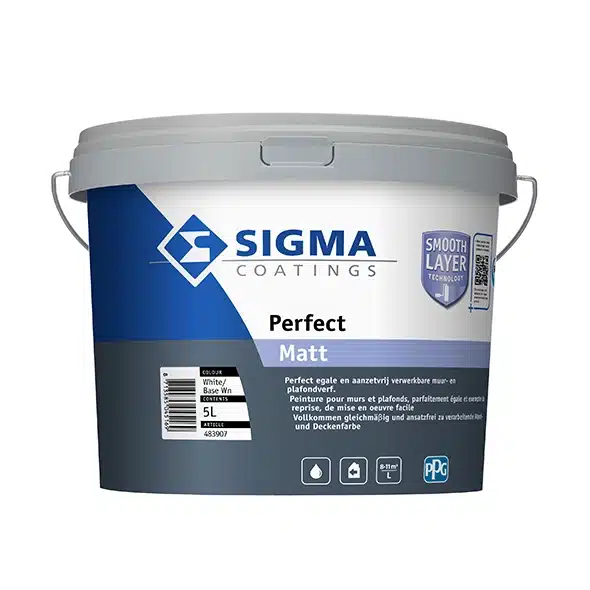 Sigma Perfect Matt 5 liter white wn
