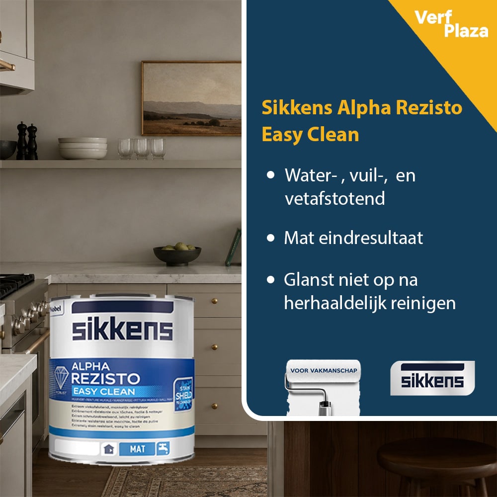 Sikkens Alpha Rezisto Easy Clean voordelen