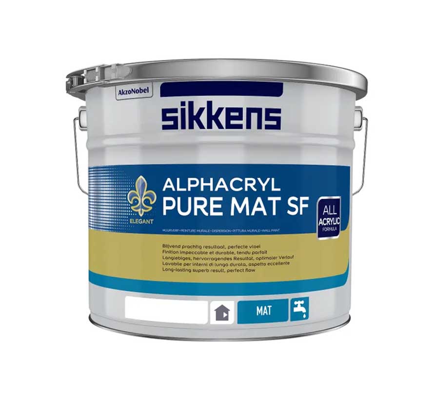 Sikkens Alphacryl Pure Mat SF 10 liter