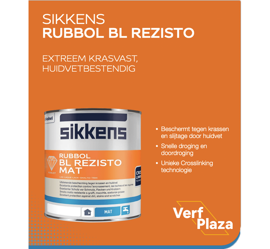 Sikkens Rubbol BL Rezisto Mat binnenverf