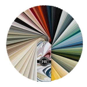 Farrow and Ball kleurenwaaier in het groot