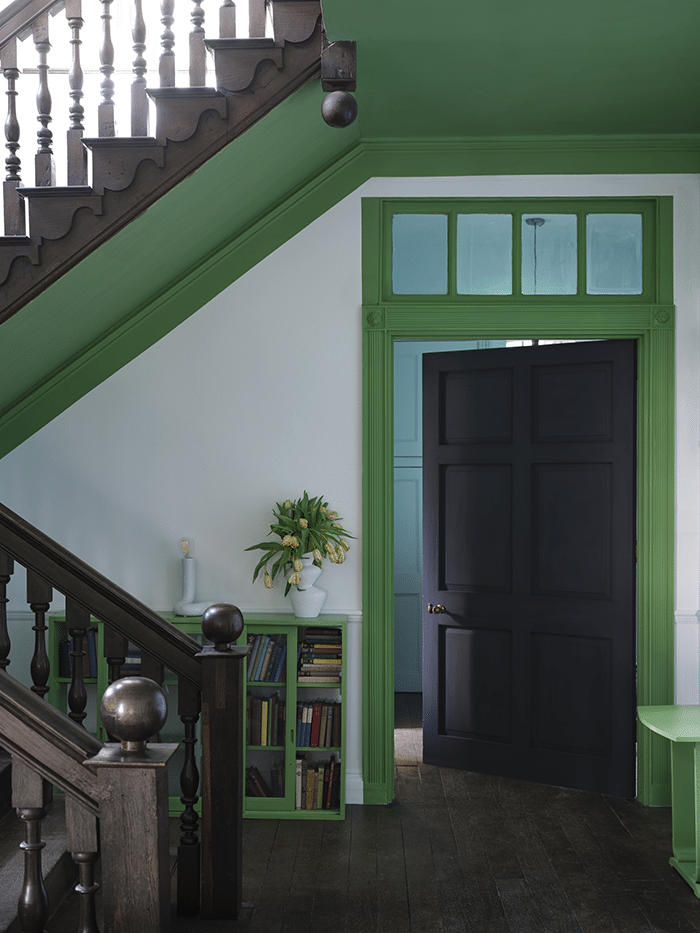 Farrow & Ball Raw Tomatillo voorbeeld