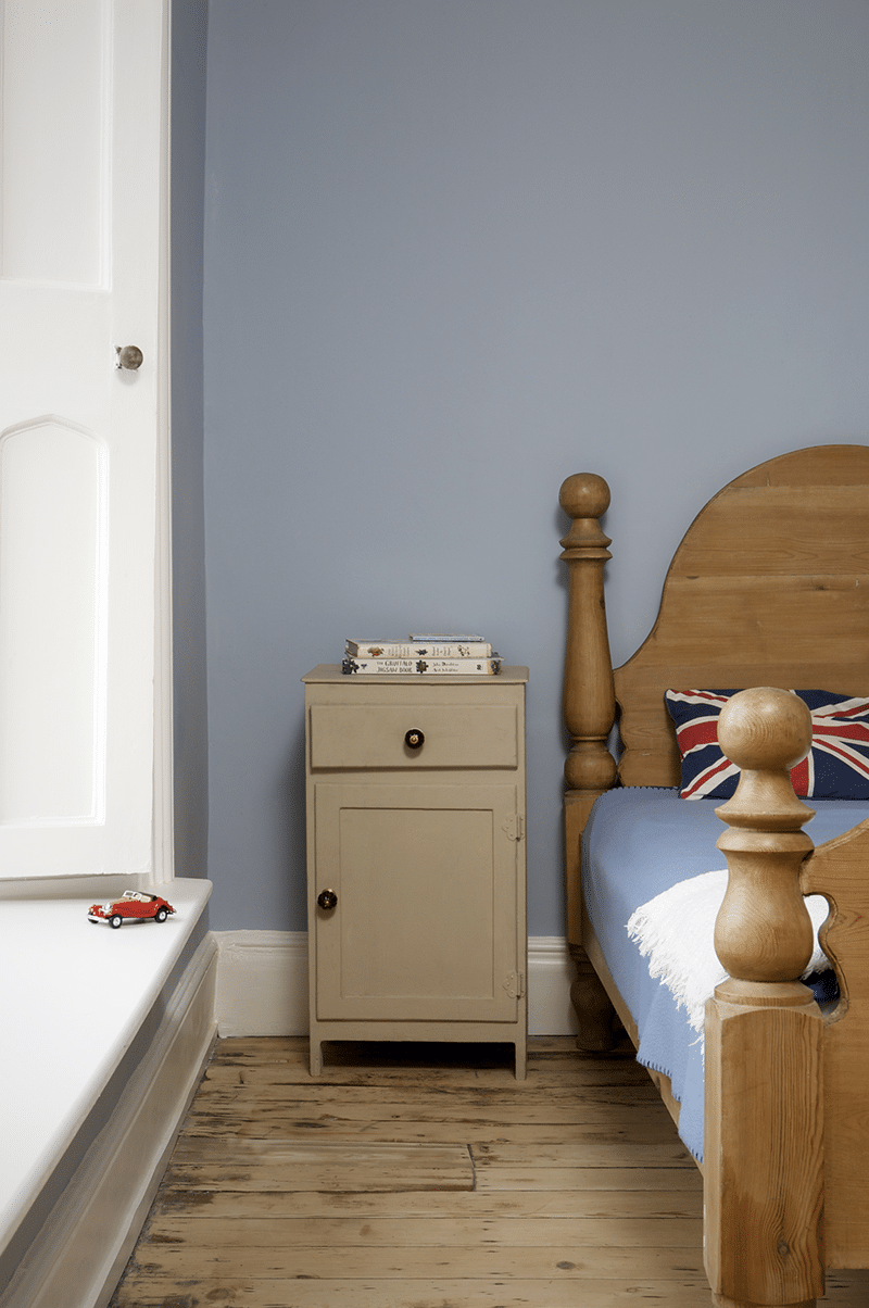 Lulworth Blue kleur slaapkamer