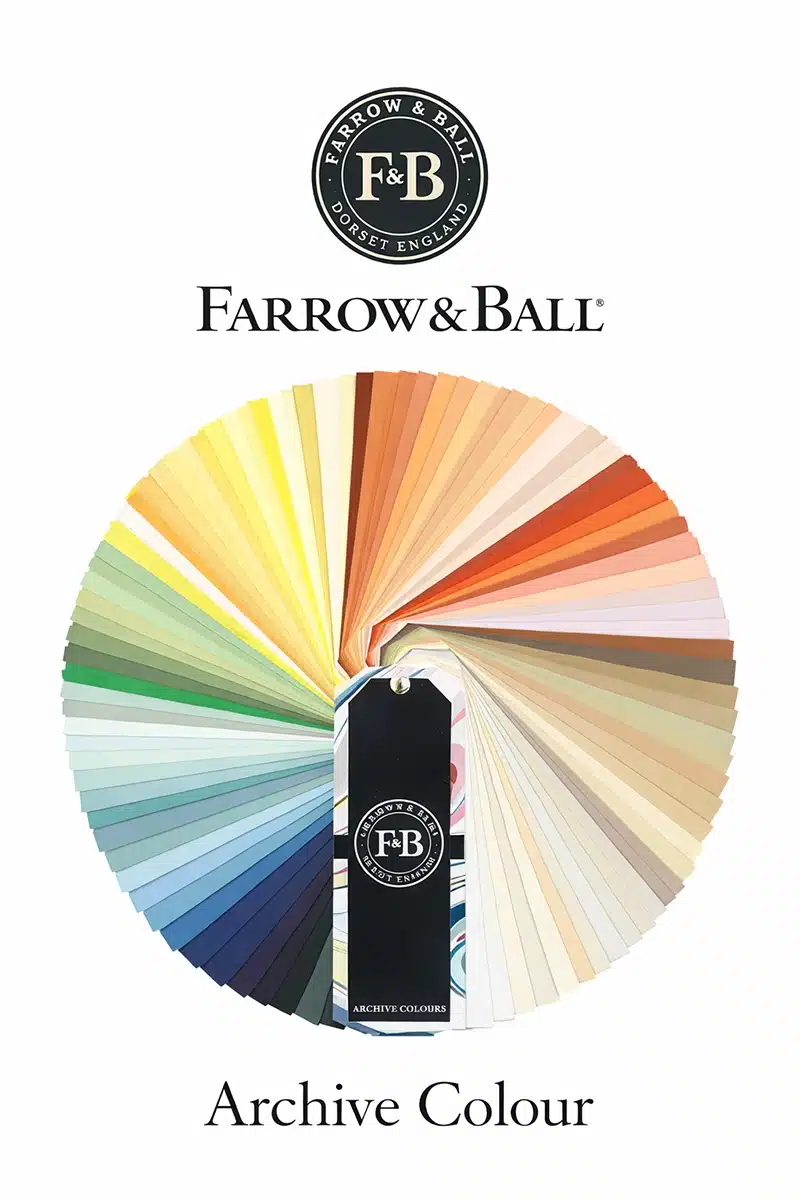 Farrow & Ball Archive kleurenwaaier oude kleuren