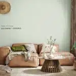 Gull Feather – PPG1129 3 voorbeeld op een muur