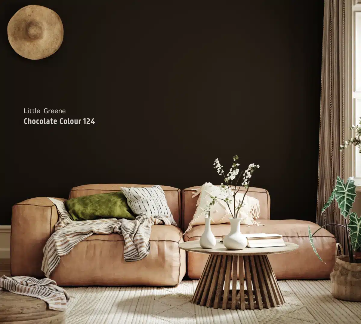 Little Greene Chocolate Colour muurverf