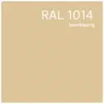 RAL 1014 Ivoorkleurig