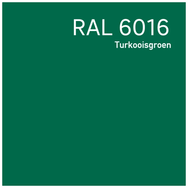 RAL 6016 Turkooisgroen