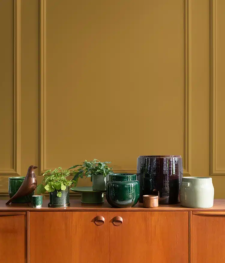 Kleur Modern Klassiek Amber op sierlijsten