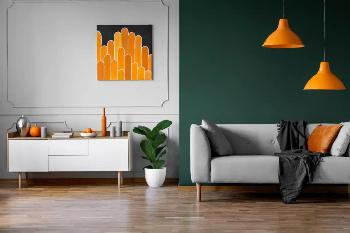 Optisch kleureffect tegenovergestelde muren verven | Verfplaza