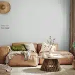 Fine cloud Flexa Pure voorbeeld op een muur