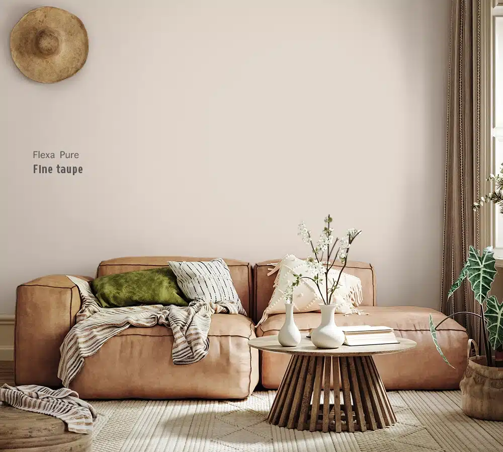 fine taupe van Flexa Pure